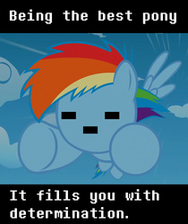 Size: 780x927 | Tagged: safe, edit, rainbow dash, g4, the cutie re-mark, best pony, determination, face, faic, frisk, undertale