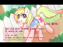 Size: 1600x1200 | Tagged: safe, artist:daydreamsyndrom, oc, oc only, oc:love note, contest, dating sim, solo
