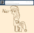 Size: 647x639 | Tagged: safe, artist:koportable, applejack, earth pony, pony, g4, applejackasks, exploitable meme, female, long neck, meme, monochrome, nope, nope.avi, solo