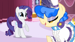 Size: 1366x768 | Tagged: safe, screencap, rarity, sapphire shores, a dog and pony show, g4