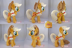 Size: 2500x1665 | Tagged: safe, artist:moggymawee, applejack, g4, commission, irl, photo, plushie, solo