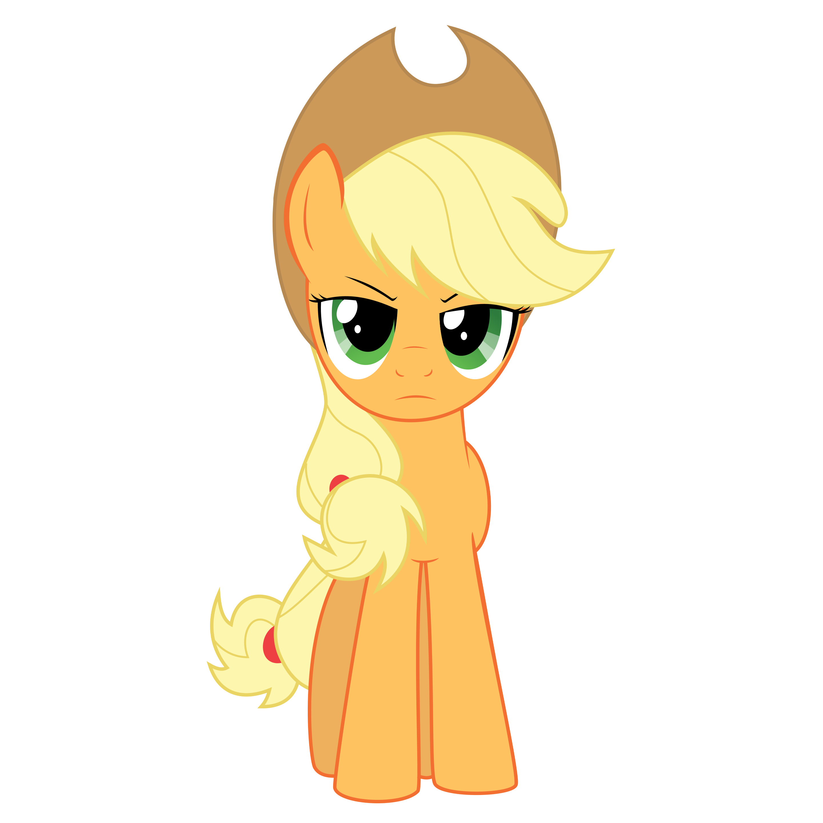 #1040695 - safe, applejack, .svg available, female, simple background ...