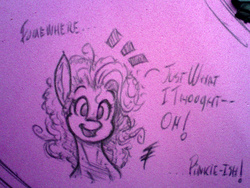 Size: 2900x2175 | Tagged: safe, artist:tamikimaru, pinkie pie, g4, 2015, high res, sketch, traditional art