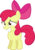 Size: 4158x6000 | Tagged: safe, artist:slb94, apple bloom, brotherhooves social, g4, my little pony: friendship is magic, absurd resolution, female, grin, nervous, simple background, solo, transparent background, vector