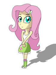 Size: 2448x3264 | Tagged: safe, artist:raricane, fluttershy, equestria girls, g4, female, high res, solo