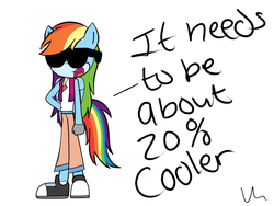 Size: 800x600 | Tagged: safe, artist:melodyhedgie, rainbow dash, anthro, plantigrade anthro, g4, 20% cooler, female, simple background, solo, sonic the hedgehog (series), sonicified, white background