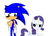 Size: 1400x1000 | Tagged: safe, artist:phantomshadow051, rarity, g4, crossover, female, interspecies, male, rarisonic, shipping, simple background, sonic the hedgehog, sonic the hedgehog (series), straight, white background