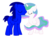 Size: 3920x2800 | Tagged: safe, artist:pinkieparty0613, artist:wolvesandangels66, princess celestia, pony, g4, high res, kissing, male, ponified, request, shipping, sonic the hedgehog, sonic the hedgehog (series), soniclestia