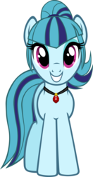 Size: 1584x3000 | Tagged: safe, artist:doctor-g, sonata dusk, pony, equestria girls, g4, cute, equestria girls ponified, female, gem, ponified, simple background, siren gem, smiling, solo, sonatabetes, transparent background, vector