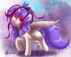 Size: 1500x1200 | Tagged: safe, artist:spacechickennerd, oc, oc only, oc:wisteria blossom, alicorn, pony, solo