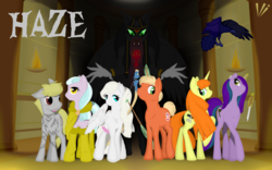 Size: 3840x2400 | Tagged: safe, artist:daisy, artist:virenth, oc, oc only, oc:beta test, oc:fairy tale, oc:fresh crash, oc:hime cut, oc:quelanna cali, oc:riffle shuffle, pegasus, pony, unicorn, group shot, high res, rpg