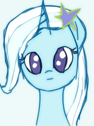 Size: 768x1024 | Tagged: safe, artist:pinkiejay, trixie, pony, unicorn, g4, female, flower, flower in hair, mare, solo