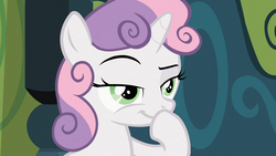 Size: 1366x768 | Tagged: safe, screencap, sweetie belle, family appreciation day, g4, female, solo