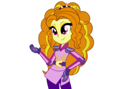 Size: 5000x3500 | Tagged: safe, artist:breezyblueyt, adagio dazzle, equestria girls, g4, my little pony equestria girls: friendship games, absurd resolution, clothes swap, female, hand on hip, motocross outfit, simple background, smiling, solo, transparent background, vector