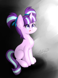 Size: 720x960 | Tagged: safe, artist:girlunicorn, starlight glimmer, g4, crying, female, filly, filly starlight glimmer, solo, younger