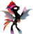 Size: 2081x2184 | Tagged: safe, artist:imperfectxiii, oc, oc only, oc:omega brony, alicorn, pony, alicorn oc, high res, rainbow power, rainbow power-ified, simple background, solo, transparent background, vector