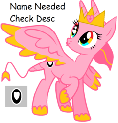 Size: 896x930 | Tagged: safe, artist:pastelhorses, oc, oc only, unnamed oc, alicorn, pony, alicorn oc, princess, solo
