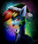 Size: 1700x2000 | Tagged: safe, artist:yummiestseven65, rainbow dash, g4, bust, christmas, colored pupils, elf hat, female, hat, rainbow eyes, solo, tongue out