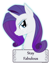 Size: 1600x2014 | Tagged: safe, artist:kylami, rarity, g4, female, motivational poster, positive message, positive ponies, simple background, solo, transparent background, watermark