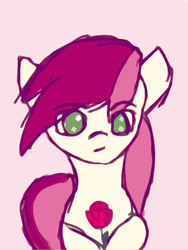Size: 768x1024 | Tagged: safe, artist:pinkiejay, roseluck, earth pony, pony, g4, female, mare, solo
