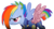 Size: 567x309 | Tagged: safe, screencap, rainbow dash, g4, the cutie re-mark, alternate timeline, amputee, apocalypse dash, artificial wings, augmented, cropped, crystal war timeline, female, prosthetic limb, prosthetic wing, prosthetics, scar, solo, torn ear, wings