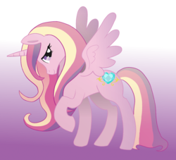 Size: 1190x1080 | Tagged: safe, artist:kencaldi, princess cadance, g4, cute, cutedance, female, shy, smiling, solo