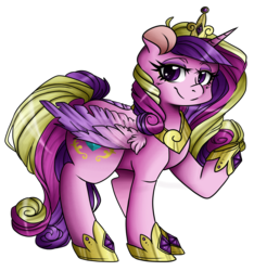 Size: 2480x2651 | Tagged: safe, artist:sk-ree, princess cadance, g4, female, high res, solo