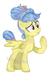 Size: 2000x3104 | Tagged: safe, artist:talentspark, oc, oc only, crystal pegasus, crystal pony, pony, high res, solo