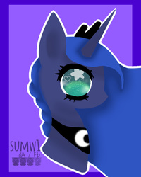 Size: 800x1000 | Tagged: safe, artist:sumw1, princess luna, g4, female, solo