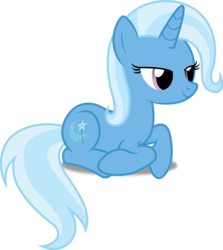 Size: 4452x5000 | Tagged: safe, artist:dashiesparkle, trixie, pony, unicorn, g4, .svg available, absurd resolution, bedroom eyes, female, mare, prone, simple background, solo, transparent background, vector