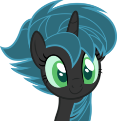 Size: 1024x1065 | Tagged: safe, artist:blah23z, queen chrysalis, twilight sparkle, alicorn, pony, g4, alternate hairstyle, cute, cutealis, female, mare, palette swap, punklight sparkle, simple background, solo, transparent background, twilight sparkle (alicorn)