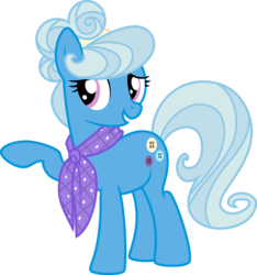 Size: 1024x1096 | Tagged: safe, artist:blah23z, suri polomare, trixie, pony, unicorn, g4, clothes, female, mare, palette swap, raised hoof, scarf, simple background, solo