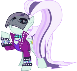 Size: 4533x4162 | Tagged: safe, artist:xebck, coloratura, g4, the mane attraction, absurd resolution, bracelet, clothes, countess coloratura, female, looking at you, simple background, solo, the spectacle, transparent background, vector, veil