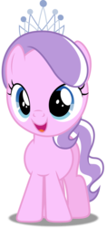 Size: 3068x6500 | Tagged: safe, artist:dashiesparkle, diamond tiara, earth pony, pony, g4, .svg available, cute, diamondbetes, female, simple background, solo, transparent background, vector