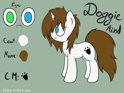 Size: 1400x1050 | Tagged: safe, artist:sojek, oc, oc only, oc:doggie mind, pony, female, heterochromia, mare, reference sheet