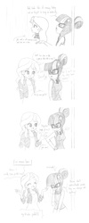 Size: 1672x4180 | Tagged: safe, artist:thewanderer93, artist:twilite-sparkleplz, sci-twi, sunset shimmer, twilight sparkle, equestria girls, g4, my little pony equestria girls: friendship games, chess, collaboration, comic, dialogue, monochrome