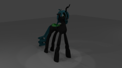 Size: 960x540 | Tagged: artist needed, safe, queen chrysalis, g4, 3d, cheeselegs, female, solo