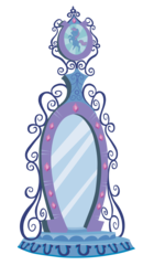 Size: 2063x3963 | Tagged: safe, artist:xebck, equestria girls, g4, high res, magic mirror, mirror, no pony, simple background, transparent background, vector