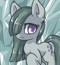 Size: 423x460 | Tagged: safe, artist:sapphfyr, marble pie, earth pony, pony, g4, cute, female, marblebetes, mare, solo