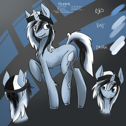 Size: 3000x3000 | Tagged: safe, artist:cymek, oc, oc only, oc:taylorpone, pony, unicorn, high res, male, reference sheet, solo