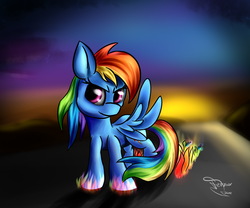 Size: 1200x1000 | Tagged: safe, artist:ferasor, rainbow dash, g4, back to the future, female, solo