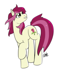 Size: 1020x1320 | Tagged: safe, artist:kiramoses, roseluck, earth pony, pony, g4, female, mare, solo