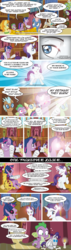 Size: 1181x4134 | Tagged: safe, artist:trotsworth, mayor mare, rarity, spike, twilight sparkle, dragon, earth pony, pony, unicorn, comic:bhoa, g4, barb, bishonen, blinded, cast, classism, comic, dusk shine, elusive, eyepatch, female, glasses, god damnit barb, grammar error, heart, injured, magic, male, mare, mayor mustang, misspelling, mouthpiece, out of character, pony racism, racism, rule 63, sewing, ship:barlusive, ship:sparity, shipping, stallion, straight, voodoo, voodoo doll, wheelchair
