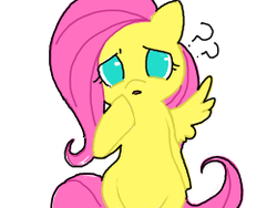 Size: 260x195 | Tagged: safe, artist:remmmy, fluttershy, g4, doodle or die, female, solo