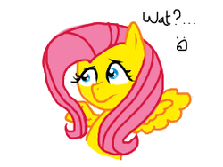 Size: 260x195 | Tagged: safe, artist:athene112, fluttershy, g4, doodle or die, female, solo