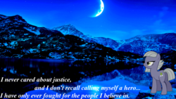 Size: 1024x576 | Tagged: safe, limestone pie, g4, beautiful night, desktop background, megaman zero, moon, night, wallpaper, winter