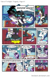 Size: 792x1224 | Tagged: safe, artist:donzatch, princess celestia, shining armor, twilight sparkle, alicorn, changeling, pony, comic:tale of twilight, g4, comic, female, hug, mare, twilight sparkle (alicorn)