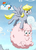 Size: 490x690 | Tagged: safe, artist:yukandasama, derpy hooves, rainbow dash, oc, oc:fluffle puff, pegasus, pony, g4, carrying, cloud, cute, dashabetes, derpabetes, female, flufflebetes, mare, ocbetes, sleeping, tongue out