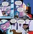Size: 1386x1443 | Tagged: safe, artist:andy price, idw, official comic, king sombra, radiant hope, crystal pony, pony, unicorn, g4, siege of the crystal empire, spoiler:comic, spoiler:comic37, cape, cloak, clothes, comic, depressed, dialogue, duo, female, male, mare, regret, speech bubble, stallion