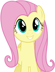 Size: 4626x6080 | Tagged: safe, artist:slb94, fluttershy, g4, party pooped, absurd resolution, female, simple background, smiling, solo, transparent background, vector